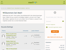Tablet Screenshot of med1.de
